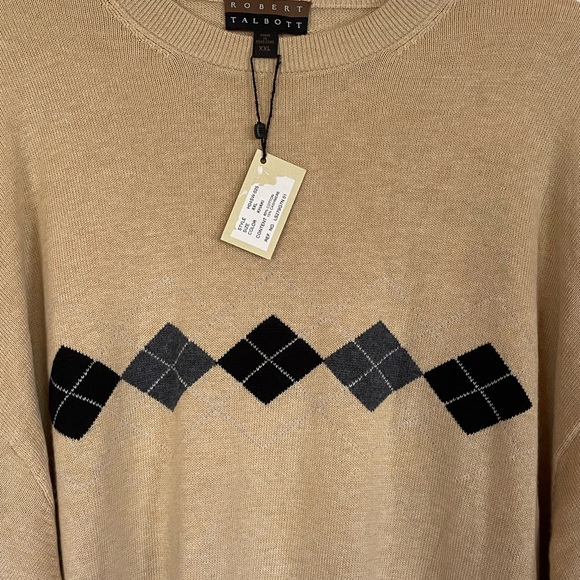 Robert Talbott Khaki Sweater, Men’s Size XXL - Picture 4 of 9